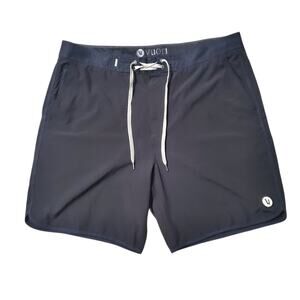Vuori Cruise Boardshorts Swim Trunks Black Men's Size 36